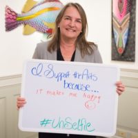 "I support the Arts because... it makes me happy."