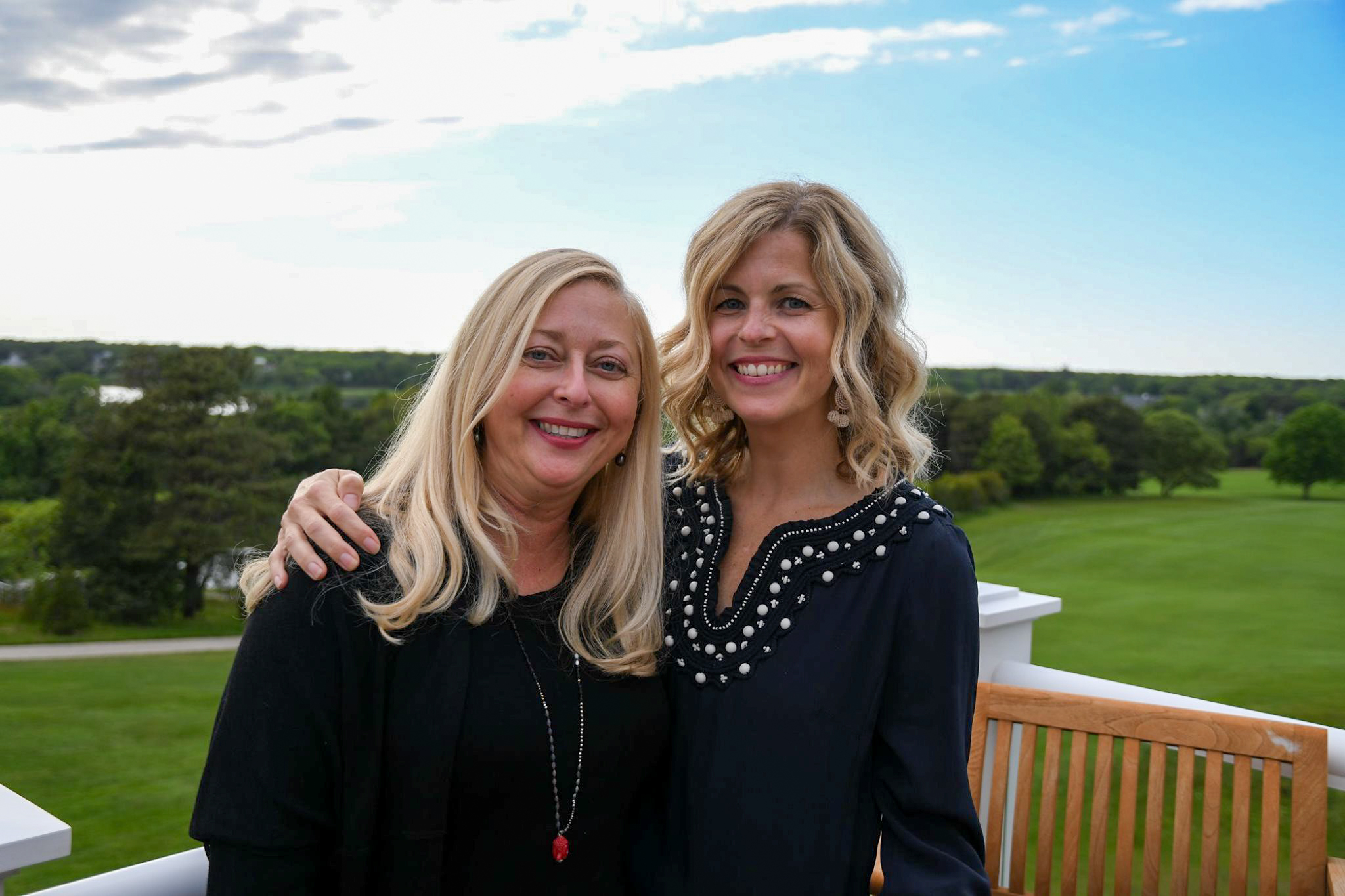 Trish Kennedy and Erin Maker at the Arts Foundation of Cape Cod's Prelude to Summer Gala.