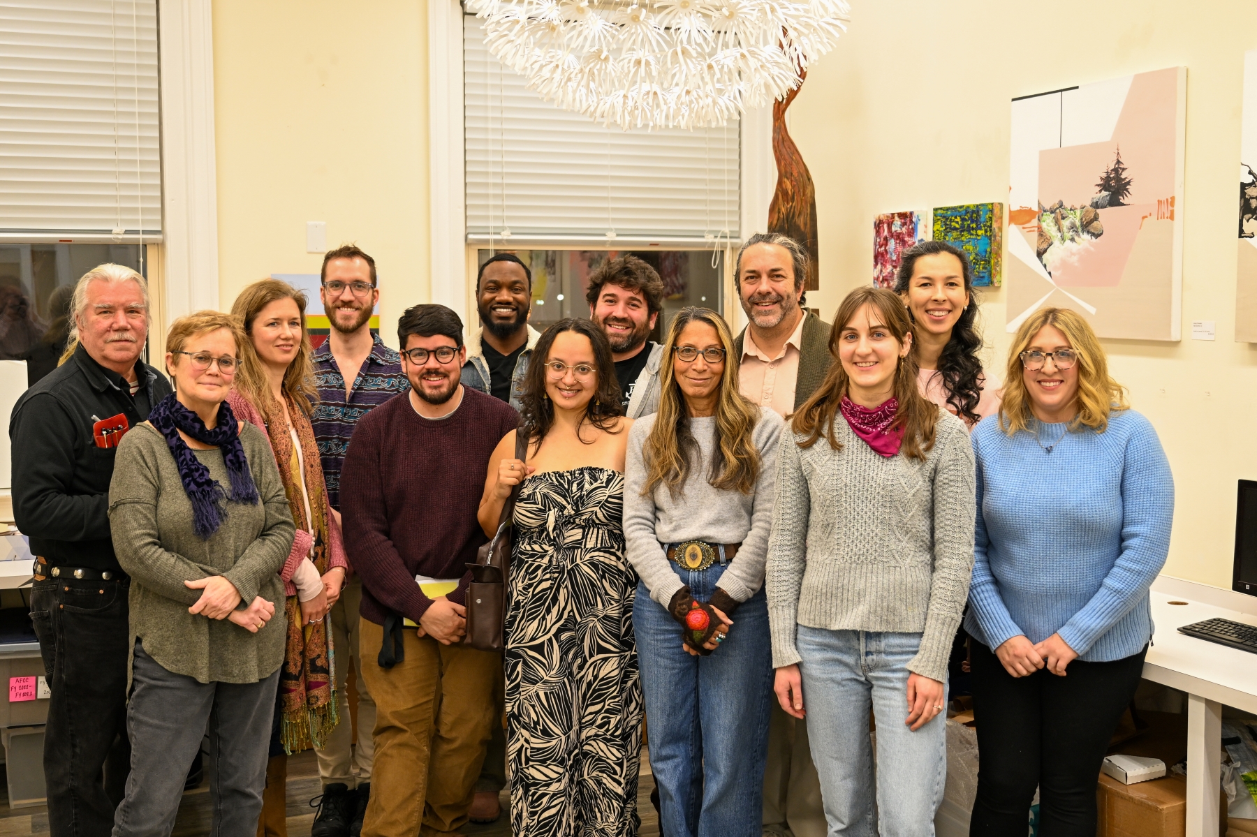 Group photo of the Cape Cod artists selected for the Arts Foundation's 2025 Capacity-Building Program.