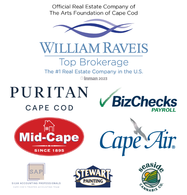 List of sponsors for the Arts Foundation's 2025 Falmouth Road Race Team